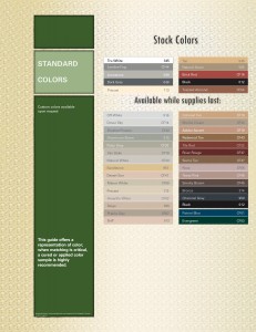 Color Pack Color Chart
