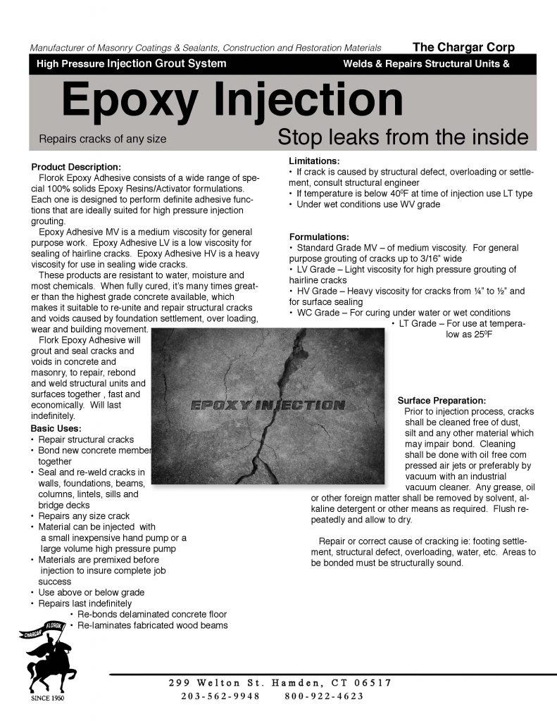 Epoxy Injection data pg1